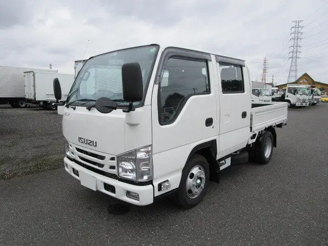 いすゞ エルフ 小型 平ボディ Wキャブ 2RG-NJR88A の中古トラック【車両No.131238】