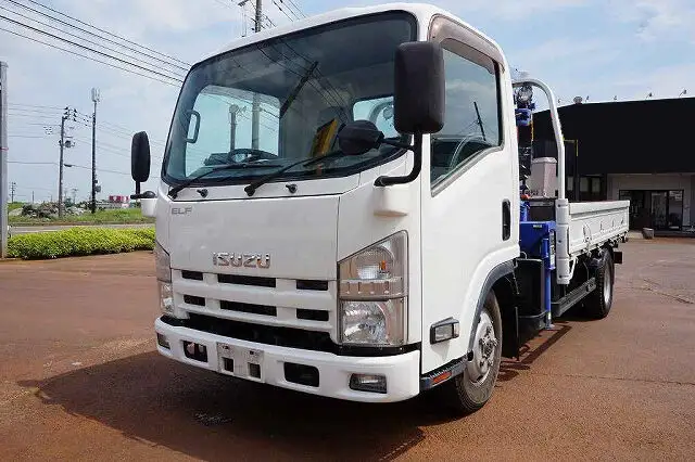 いすゞ エルフ 小型 クレーン付 4段 ラジコン の中古トラック【車両No.131039】