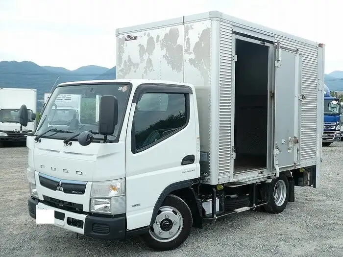 三菱 キャンター 小型 アルミバン パワーゲート サイドドア の中古トラック【車両No.131369】