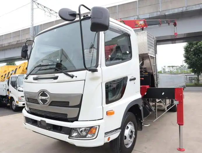日野 レンジャー 中型/増トン クレーン付 アルミブロック 4段 の中古トラック【車両No.130933】