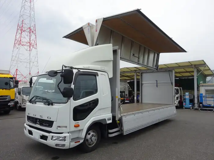 三菱 ファイター 中型/増トン ウイング パワーゲート エアサス の中古トラック【車両No.131327】