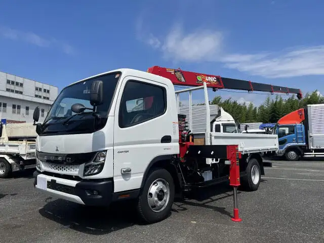 三菱 キャンター 小型 クレーン付 5段 ラジコン の中古トラック【車両No.131377】