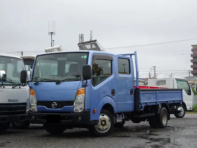 日産 アトラス 小型 平ボディ Wキャブ 床鉄板 の中古トラック【車両No.131465】