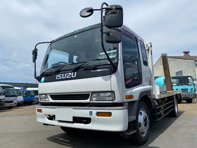 いすゞ フォワード 中型/増トン 車両重機運搬 ウインチ ベッド の中古トラック【車両No.131615】