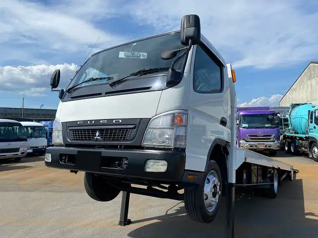 三菱 キャンター 小型 車両重機運搬 ラジコン ウインチ の中古トラック【車両No.131558】