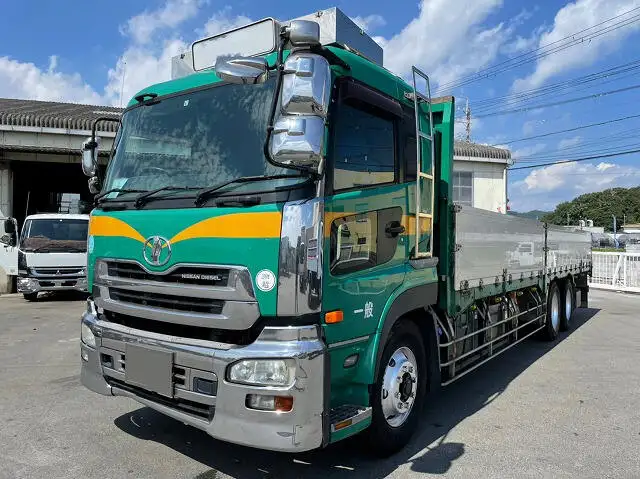 日産UD クオン 大型 平ボディ アルミブロック エアサス の中古トラック【車両No.131145】