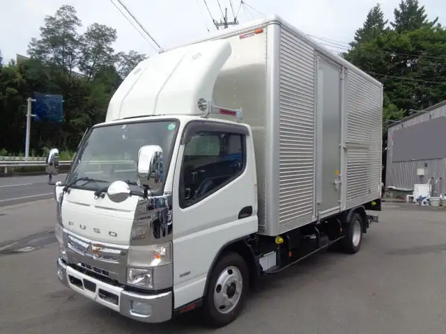 三菱 キャンター 小型 アルミバン パワーゲート サイドドア の中古トラック【車両No.131602】