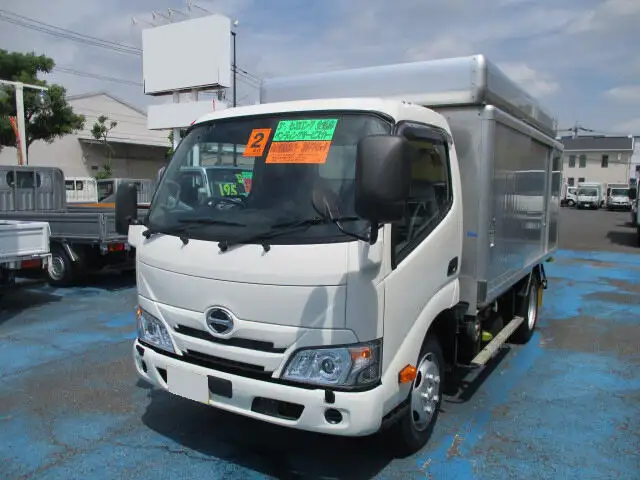 日野 デュトロ 小型 アルミバン ボトルカー サイドドア の中古トラック【車両No.131819】