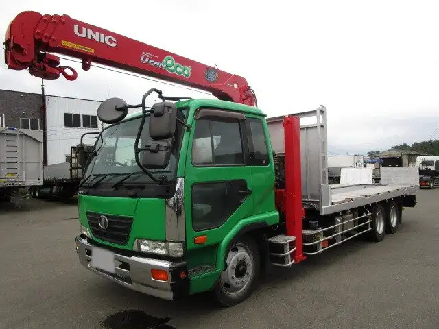日産UD コンドル 中型/増トン 車両重機運搬 4段クレーン ウインチ の中古トラック【車両No.132080】
