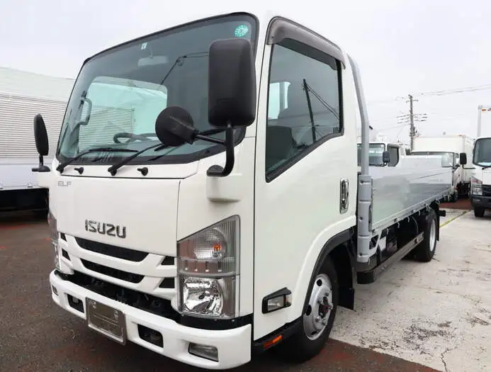 いすゞ エルフ 小型 平ボディ 床鉄板 アルミブロック の中古トラック【車両No.131660】