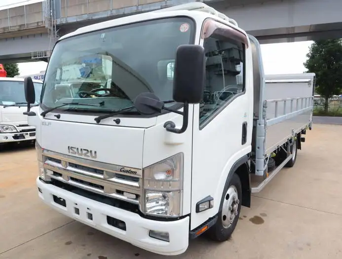 いすゞ エルフ 小型 平ボディ パワーゲート アルミブロック の中古トラック【車両No.132123】