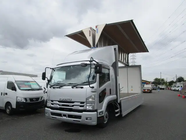 いすゞ フォワード 中型/増トン ウイング エアサス ベッド の中古トラック【車両No.132349】