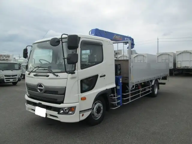日野 レンジャー 中型/増トン クレーン付 アルミブロック 4段 の中古トラック【車両No.132448】