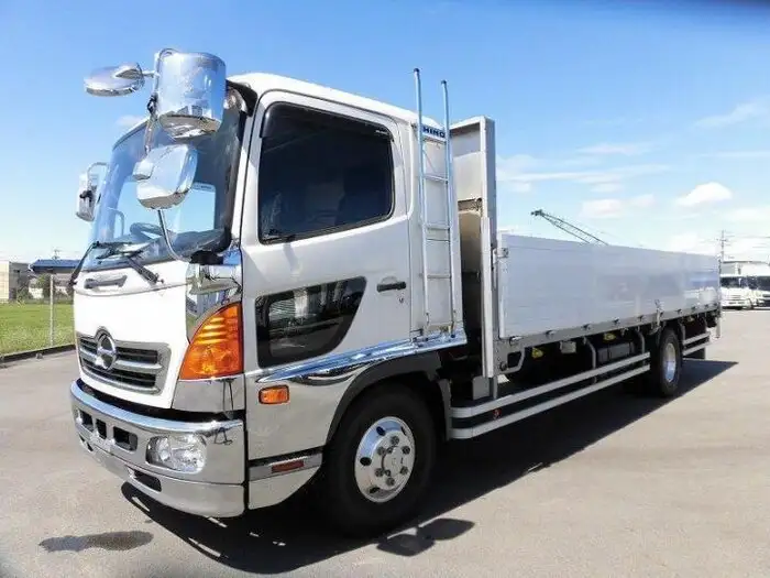 日野 レンジャー 中型/増トン 平ボディ 床鉄板 アルミブロック の中古トラック【車両No.132104】