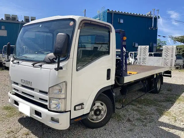 いすゞ エルフ 小型 車両重機運搬 ウインチ TKG-NPR85AN の中古トラック【車両No.132458】