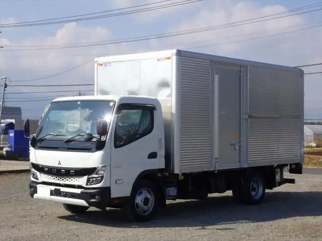 三菱 キャンター 小型 アルミバン パワーゲート サイドドア の中古トラック【車両No.132653】
