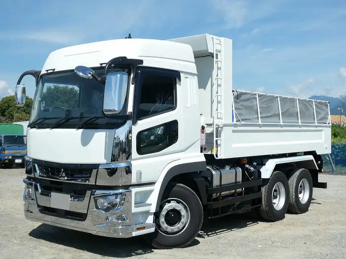 三菱 スーパーグレート 大型 ダンプ Lゲート ハイルーフ の中古トラック【車両No.132572】
