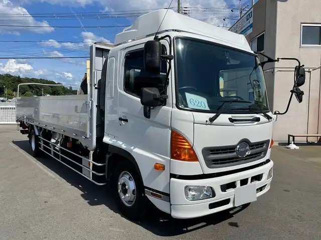 日野 レンジャー 中型/増トン 平ボディ アルミブロック ベッド の中古トラック【車両No.132436】