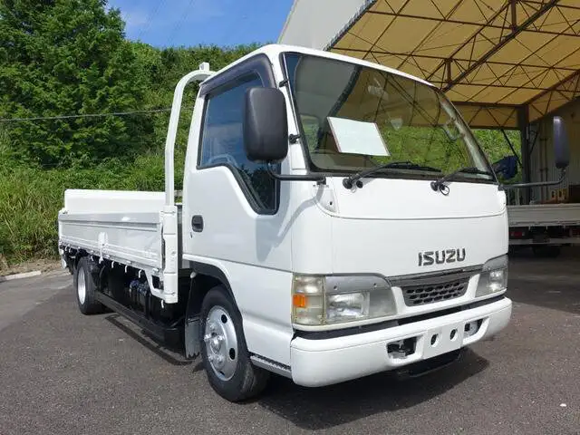 いすゞ エルフ 小型 平ボディ パワーゲート 床鉄板 の中古トラック【車両No.132398】