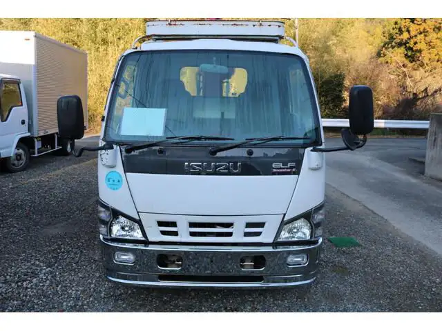 いすゞ エルフ 小型 クレーン付 床鉄板 3段 の中古トラック【車両No.132393】
