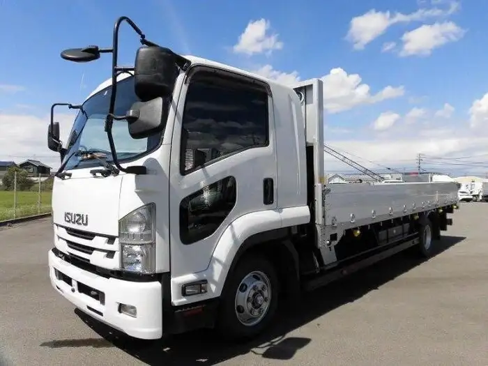 いすゞ フォワード 中型/増トン 平ボディ アルミブロック ベッド の中古トラック【車両No.132639】