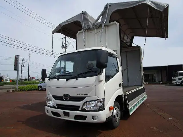 日野 デュトロ 小型 ウイング 幌ウイング 床鉄板 の中古トラック【車両No.132605】