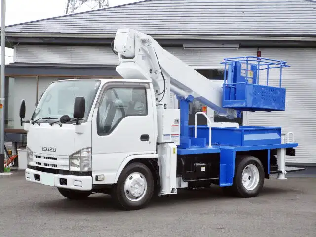 いすゞ エルフ 小型 高所・建柱車  BKG-NKR85N の中古トラック【車両No.132983】