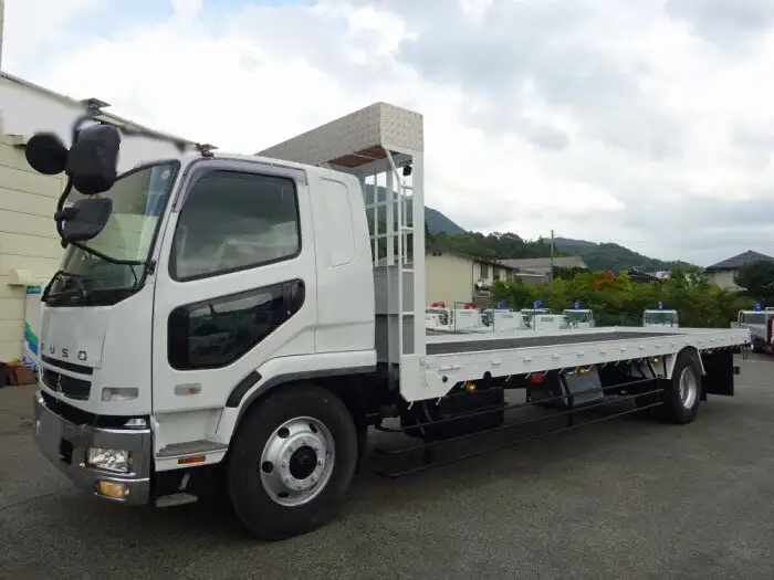 三菱 ファイター 中型/増トン 平ボディ ベッド PDG-FM62FZ の中古トラック【車両No.133062】