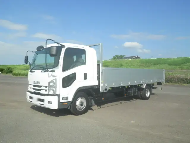 いすゞ フォワード 中型/増トン 平ボディ アルミブロック ベッド の中古トラック【車両No.132790】