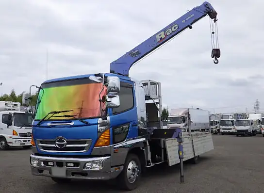日野 レンジャー 中型/増トン クレーン付 床鉄板 アルミブロック の中古トラック【車両No.133122】