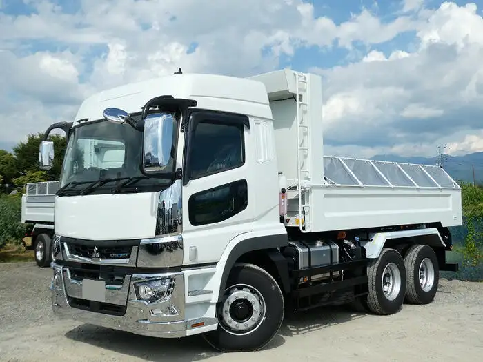 三菱 スーパーグレート 大型 ダンプ Lゲート ハイルーフ の中古トラック【車両No.132930】