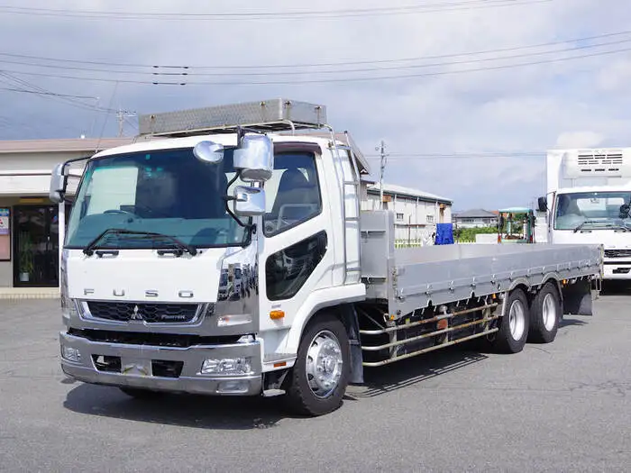 三菱 ファイター 中型/増トン 平ボディ 床鉄板 アルミブロック の中古トラック【車両No.133230】