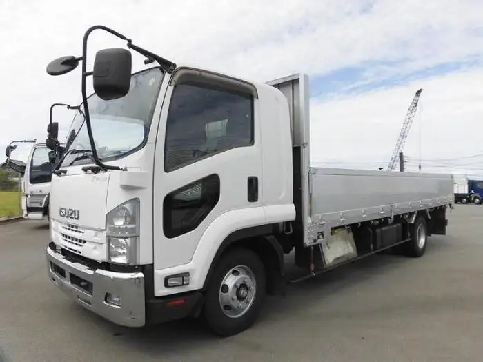 いすゞ フォワード 中型/増トン 平ボディ アルミブロック ベッド の中古トラック【車両No.133283】