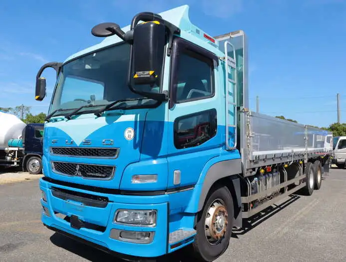三菱 スーパーグレート 大型 平ボディ アルミブロック エアサス の中古トラック【車両No.133321】