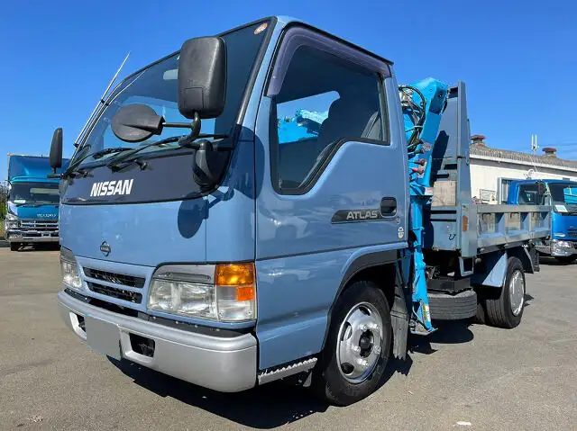 日産 アトラス 小型 ダンプ クレーン付き KC-AKR66ED の中古トラック【車両No.133352】