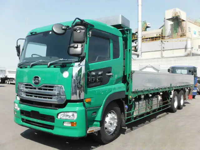 日産UD クオン 大型 平ボディ 床鉄板 アルミブロック の中古トラック【車両No.133213】