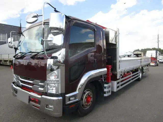 いすゞ フォワード 中型/増トン クレーン付 アルミブロック 4段 の中古トラック【車両No.133484】