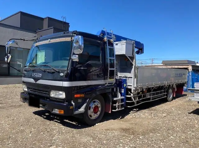 いすゞ フォワード 中型/増トン クレーン付 アルミブロック 4段 の中古トラック【車両No.133485】