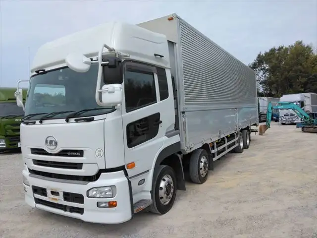 日産UD クオン 大型 ウイング パワーゲート ハイルーフ の中古トラック【車両No.133493】