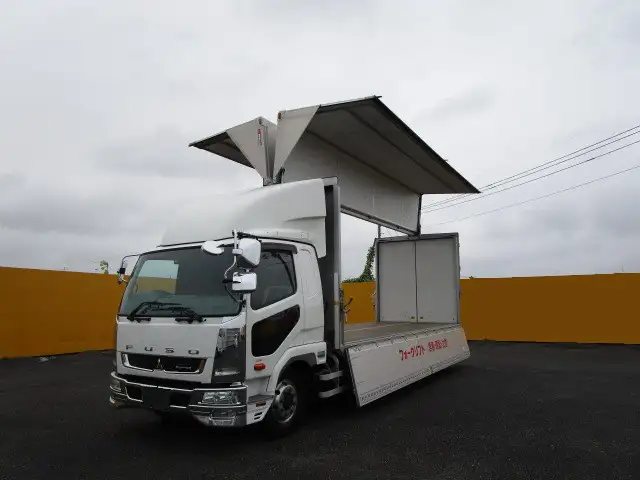 三菱 ファイター 中型/増トン ウイング エアサス ベッド の中古トラック【車両No.133513】