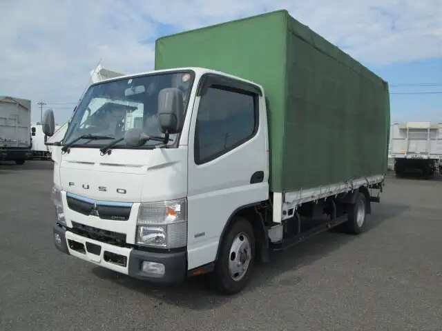 三菱 キャンター 小型 平ボディ 幌 2PG-FEAV0 の中古トラック【車両No.133612】