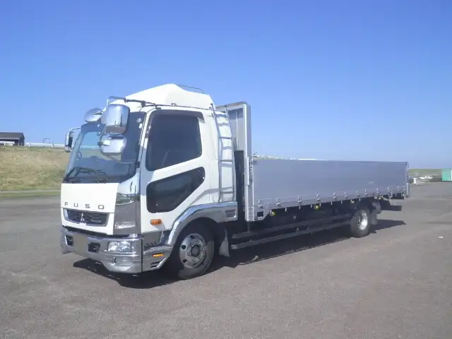 三菱 ファイター 中型/増トン 平ボディ アルミブロック ベッド の中古トラック【車両No.133627】