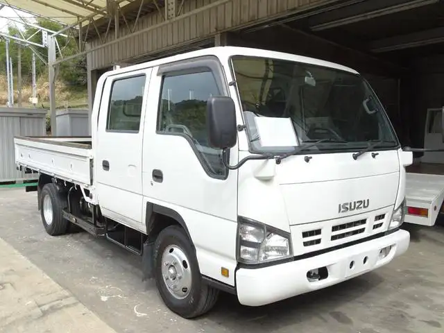 いすゞ エルフ 小型 平ボディ Wキャブ 床鉄板 の中古トラック【車両No.133802】