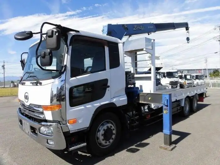 日産UD コンドル 中型/増トン クレーン付 床鉄板 3段 の中古トラック【車両No.134108】