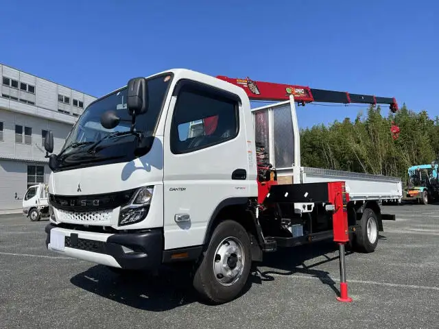 三菱 キャンター 小型 クレーン付 4段 ラジコン の中古トラック【車両No.133843】