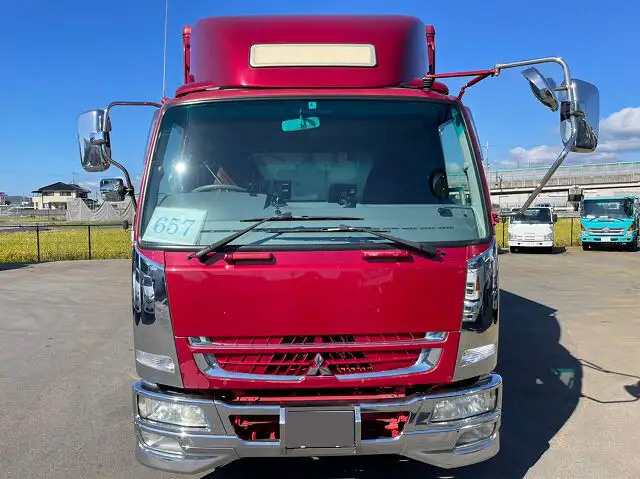 三菱 ファイター 中型/増トン アルミバン エアサス センターローラー の中古トラック【車両No.134184】