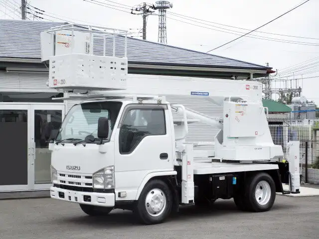 いすゞ エルフ 小型 高所・建柱車 高所作業車 TKG-NKR85N の中古トラック【車両No.134178】