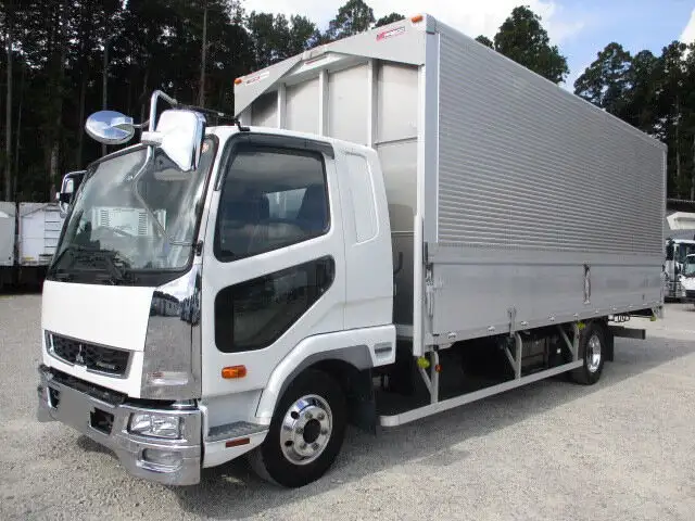三菱 ファイター 中型/増トン ウイング ベッド 2KG-FK61F の中古トラック【車両No.134196】
