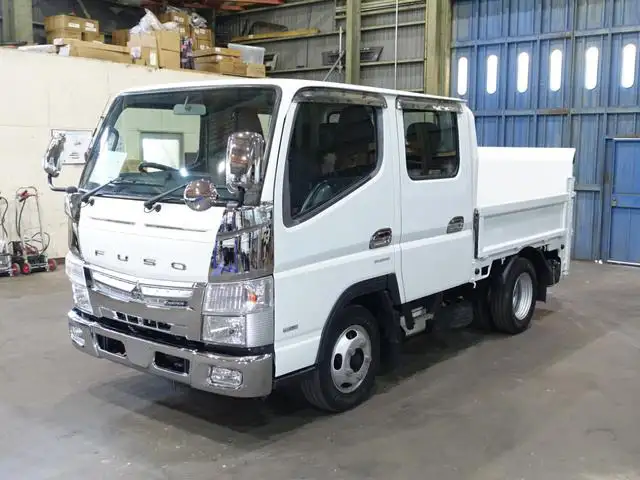 三菱 キャンター 小型 平ボディ Wキャブ パワーゲート の中古トラック【車両No.134148】