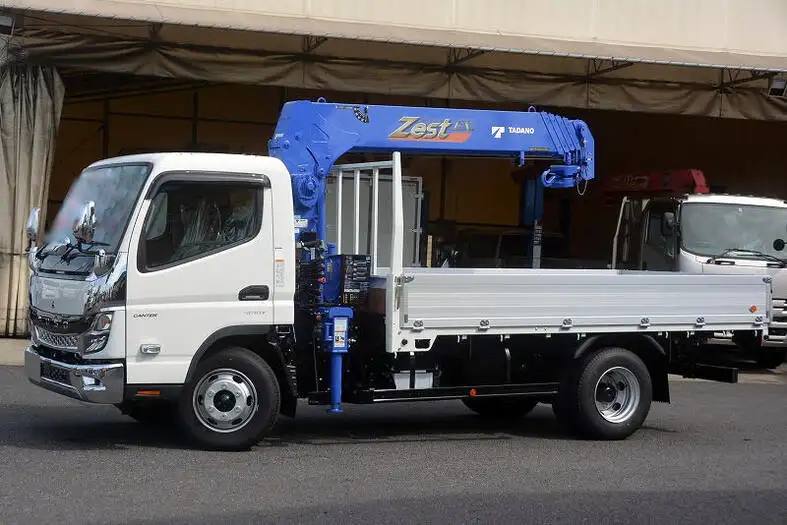 三菱 キャンター 小型 クレーン付 アルミブロック 5段 の中古トラック【車両No.134172】